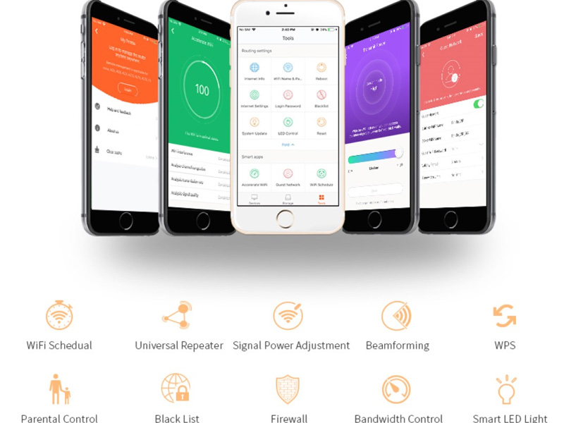 Router wifi Tenda AC10 2 băng tần chuẩn AC1200