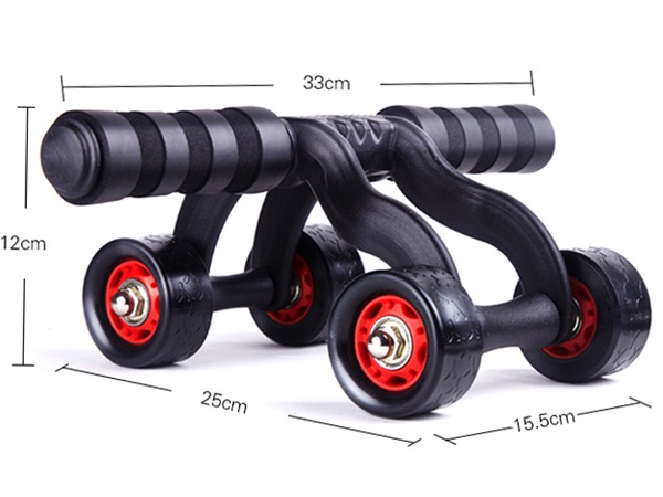 Con lăn tập cơ bụng 4 bánh Ab Roller and Push Up Bar