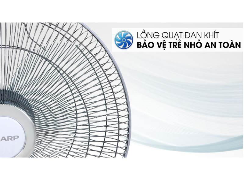 Quạt đứng Sharp PJ-S40RV-LG
