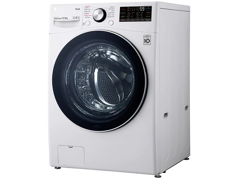 Máy giặt sấy lồng ngang LG Inverter F2515RTGW (giặt 15kg sấy 8kg)
