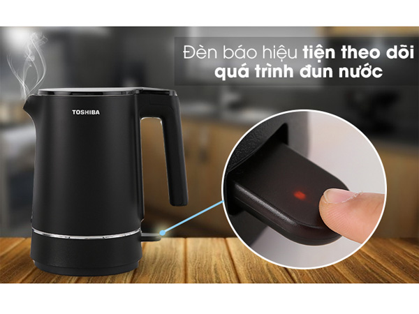 Bình đun siêu tốc Toshiba 1.5 lít KT-15DS1NV