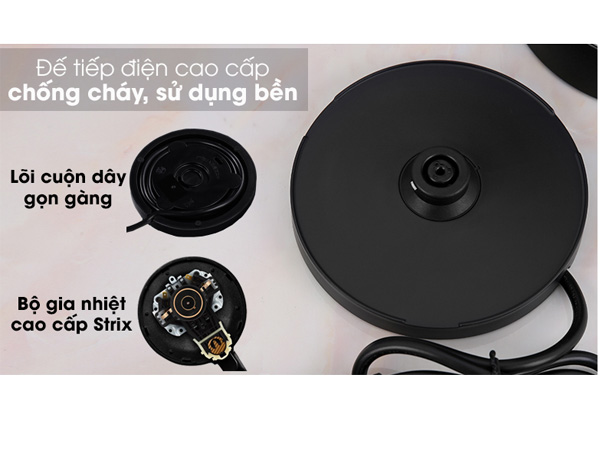 Bình đun siêu tốc Toshiba 1.5 lít KT-15DS1NV