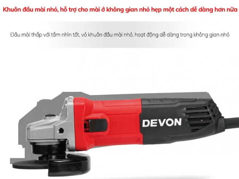 Máy mài góc 100mm Devon 2827-7-100 (Công tắc hông)