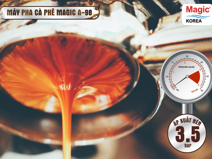 Máy pha cà phê Magic A-98, pha tách Espresso - Capuchino