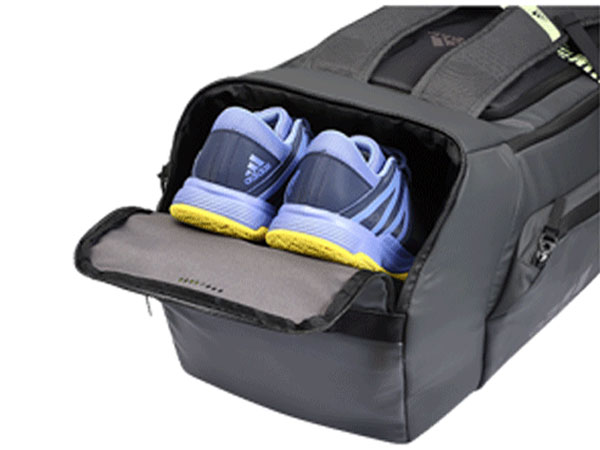 Túi Adidas 2 ngăn U7 6 Racket đen/xám