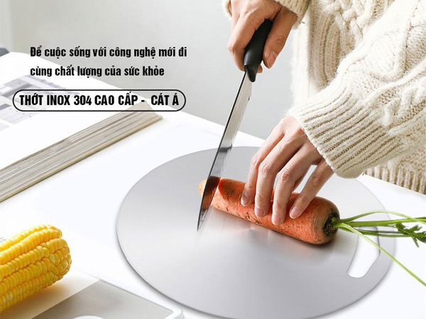 Thớt tròn Cata inox 304