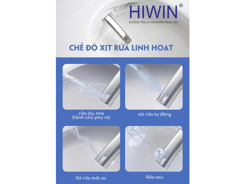Bồn cầu thông minh Hiwin MT-666