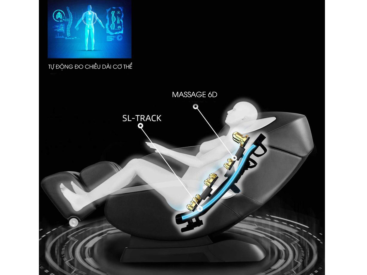 Ghế massage Hasuta HMC-938