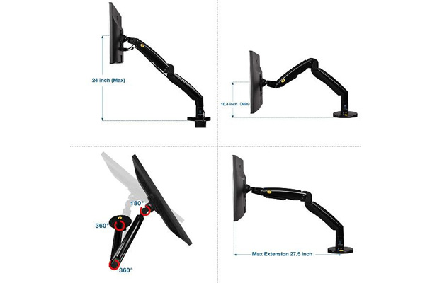 Giá đỡ màn hình máy tính North Bayou F100A (22-35 inch)
