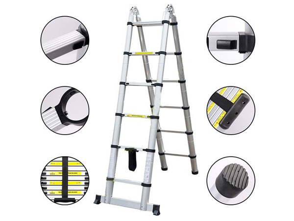 Thang nhôm rút gọn (chữ A) FujiHome TLA08