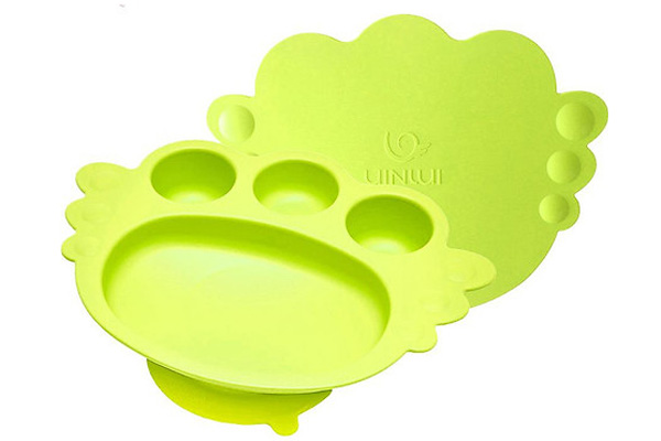 Khay ăn dặm thiên thần đế dính UINLUI làm từ dừa