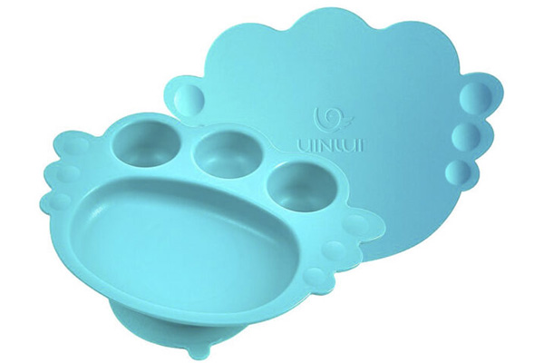 Khay ăn dặm thiên thần đế dính UINLUI làm từ dừa