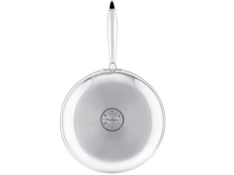 Chảo chống dính inox đa lớp toàn phần Nagakawa Haru NAG2802 (28cm) - Dùng trên mọi loại bếp