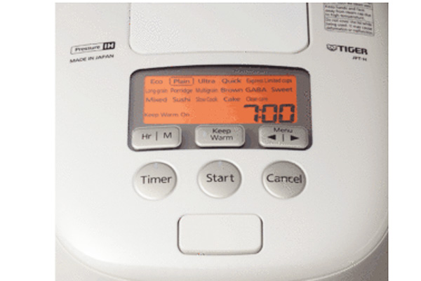 Nồi cơm điện tử cao tần áp suất kép Tiger 3 trong 1 JPT-H18S (1.8 lít)