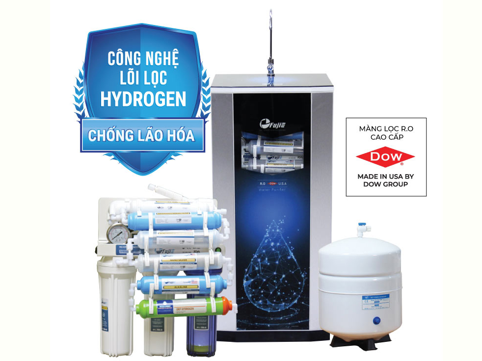 Máy lọc nước tinh khiết RO thông minh FujiE RO-1000 Cab Hydrogen