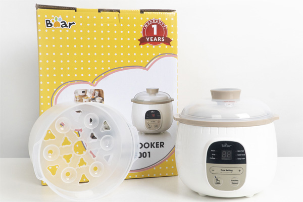 Nồi nấu chậm 0,8 lít Bear SUBE001
