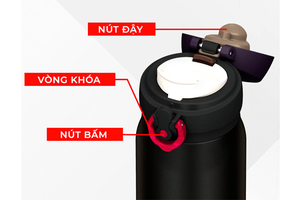 Bình giữ nhiệt Thermos nút bấm JNL-752 750ml