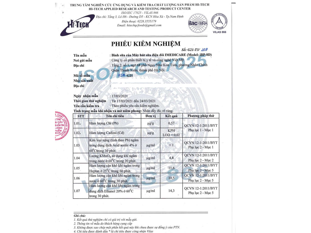 Máy hút sữa điện đôi Imedicare IBP-8D