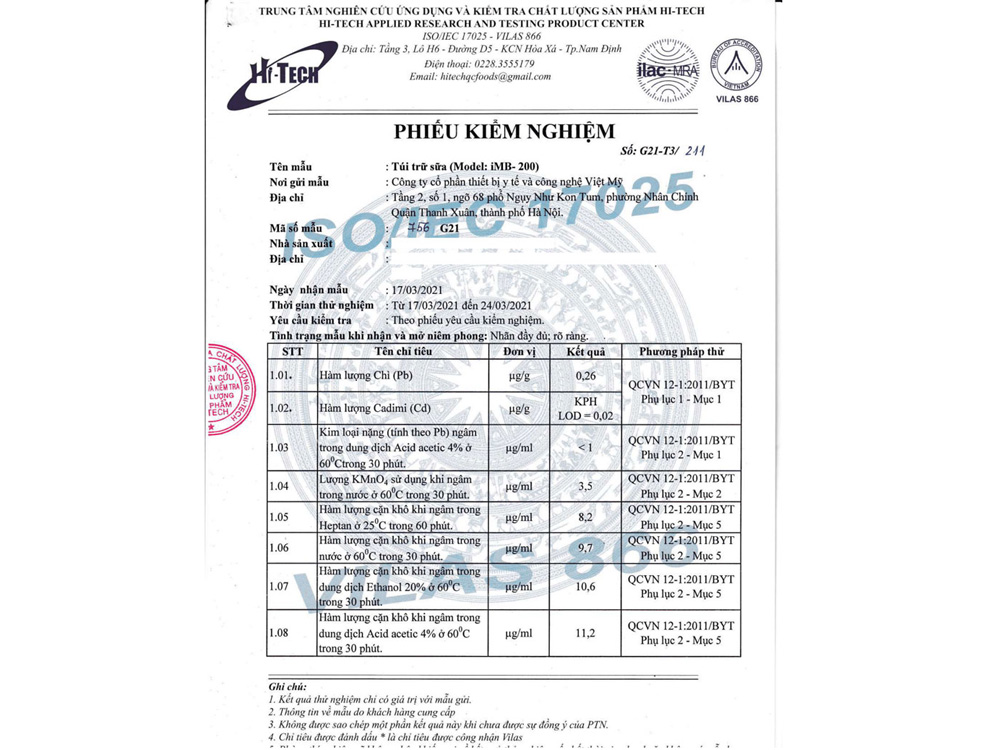 Túi trữ sữa Imedicare IMB-200 (Hộp 30 túi)