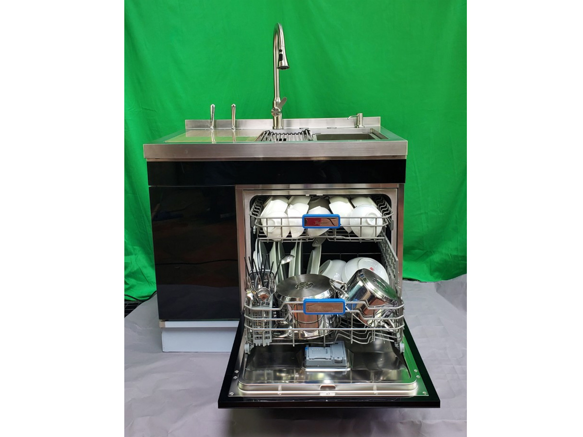 Máy rửa chén bát kết hợp chậu rửa Texgio TGWFC88 (8 bộ)