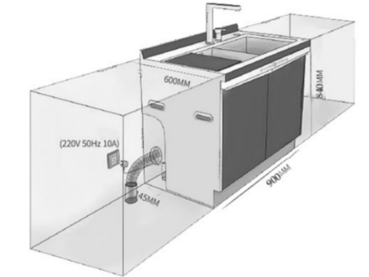 Máy rửa chén bát kết hợp chậu rửa Texgio TGWFC88 (8 bộ)