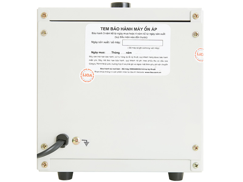 Ổn áp 1 pha Lioa 1KVA DRII 1000II (Dải điện áp đầu vào 50V-250V)