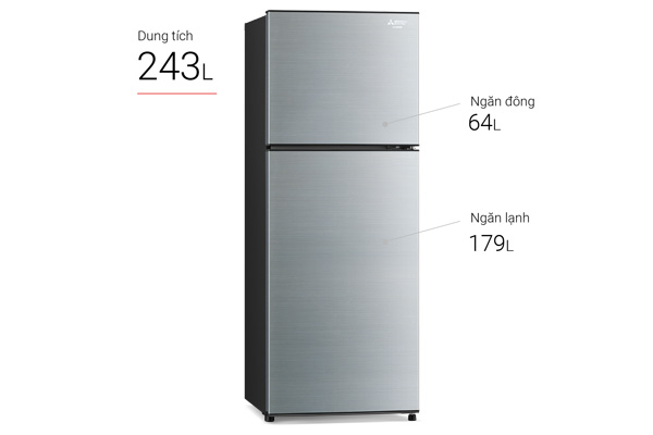 Tủ lạnh Mitsubishi Electric Inverter 243 lít MR-FC29EP-OB-V