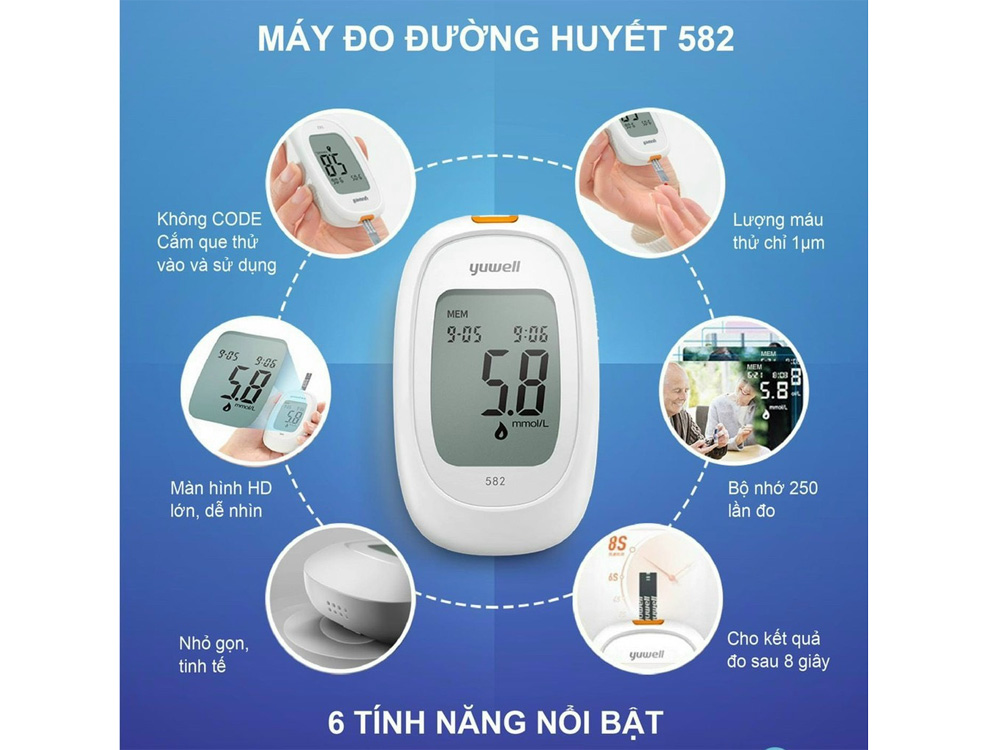 Máy đo đường huyết Yuwell 582