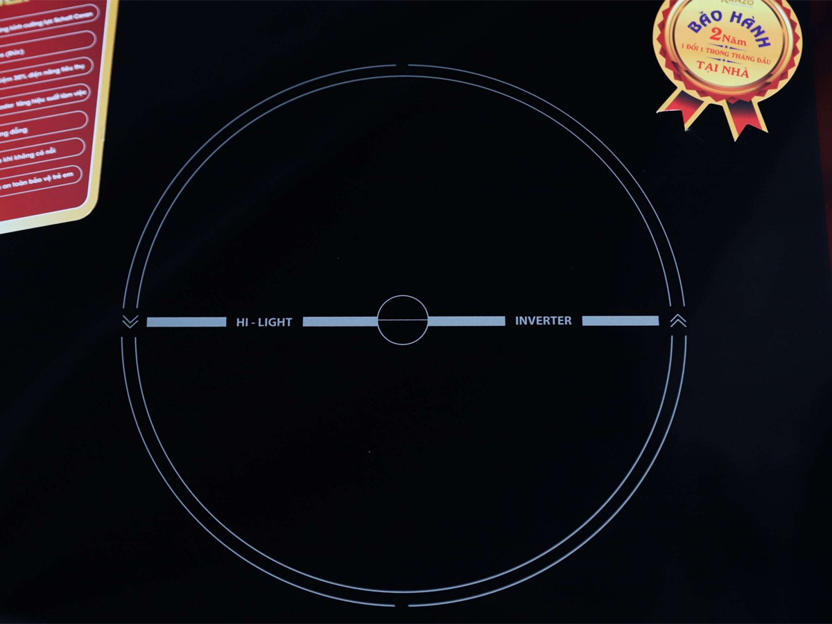 Bếp đôi đa năng Kanzo KZ-666IH (1 bếp từ, 1 bếp hồng ngoại), Inverter tiết kiệm điện