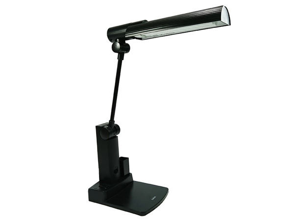 Đèn bàn khớp quay bóng led 7w Lioa 03B (Có ổ cắm đa năng, hộc đựng bút)