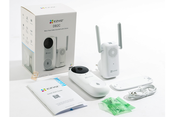 Bộ chuông cửa có hình không dây Ezviz DB2C