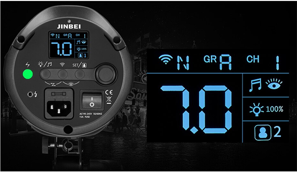 Đèn flash studio chuyên nghiệp Jinbei DPX-400 (400W)