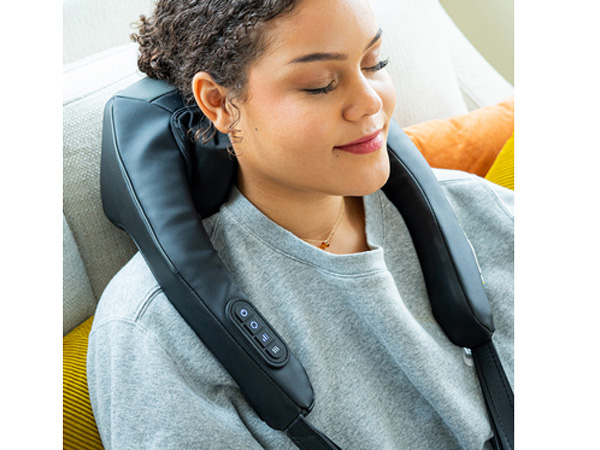 Máy massage cổ vai gáy công nghệ 3D kèm pin sạc Homedics NMS-730 (NMS 730H)