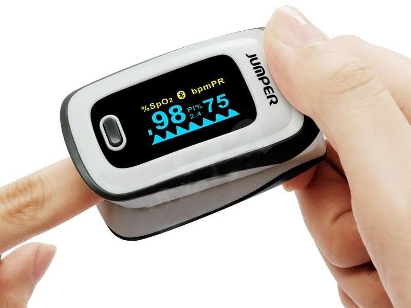 Máy đo nồng độ oxy bão hòa trong máu SPO2 Jumper JPD-500F (Bluetooth)