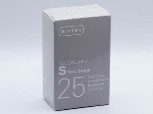 Que thử đường huyết Arkray Glucocard S (Hộp 25 que)