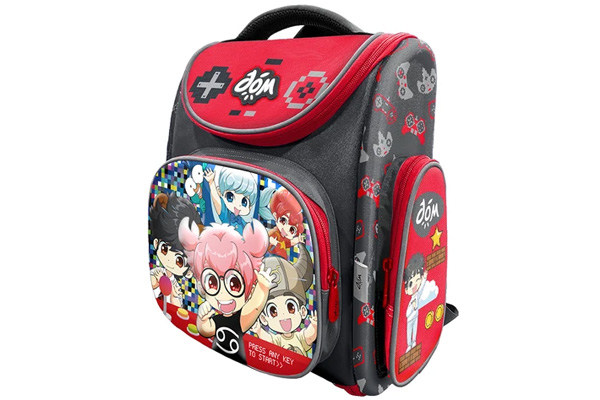 Balo chống gù lớp học mật ngữ Đóm Energetic Red A-BL11003
