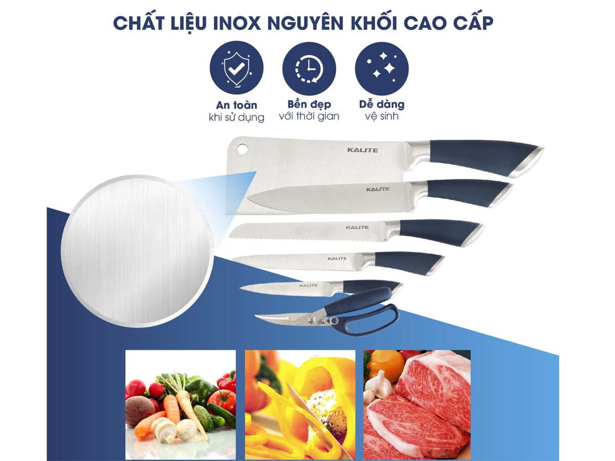 Bộ dao kéo Kalite KL-190