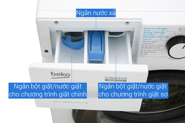 Máy giặt lồng ngang Beko Inverter 10kg WCV10612XB0ST