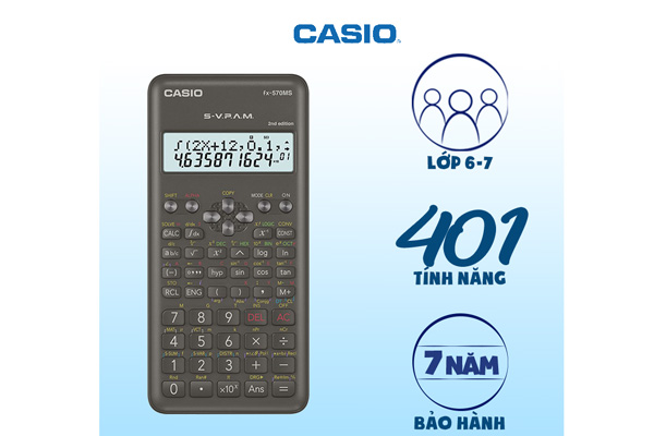 Máy tính bỏ túi Casio FX-570MS - Main Image