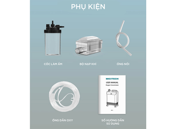 Máy tạo oxy y tế 5L MICiTECH