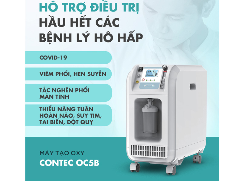 Máy tạo oxy y tế 5L Contec OC5B