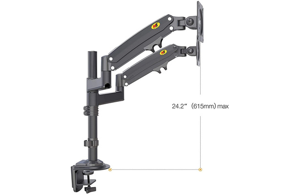 Giá treo 2 màn hình máy tính NB H180 (17 inch - 27 inch)