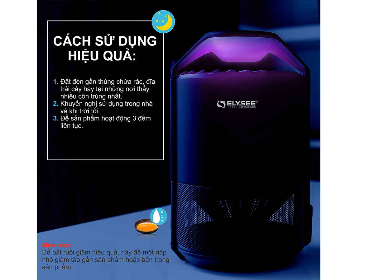 Đèn diệt muỗi và côn trùng Elysee SUPERNOVA-EB03