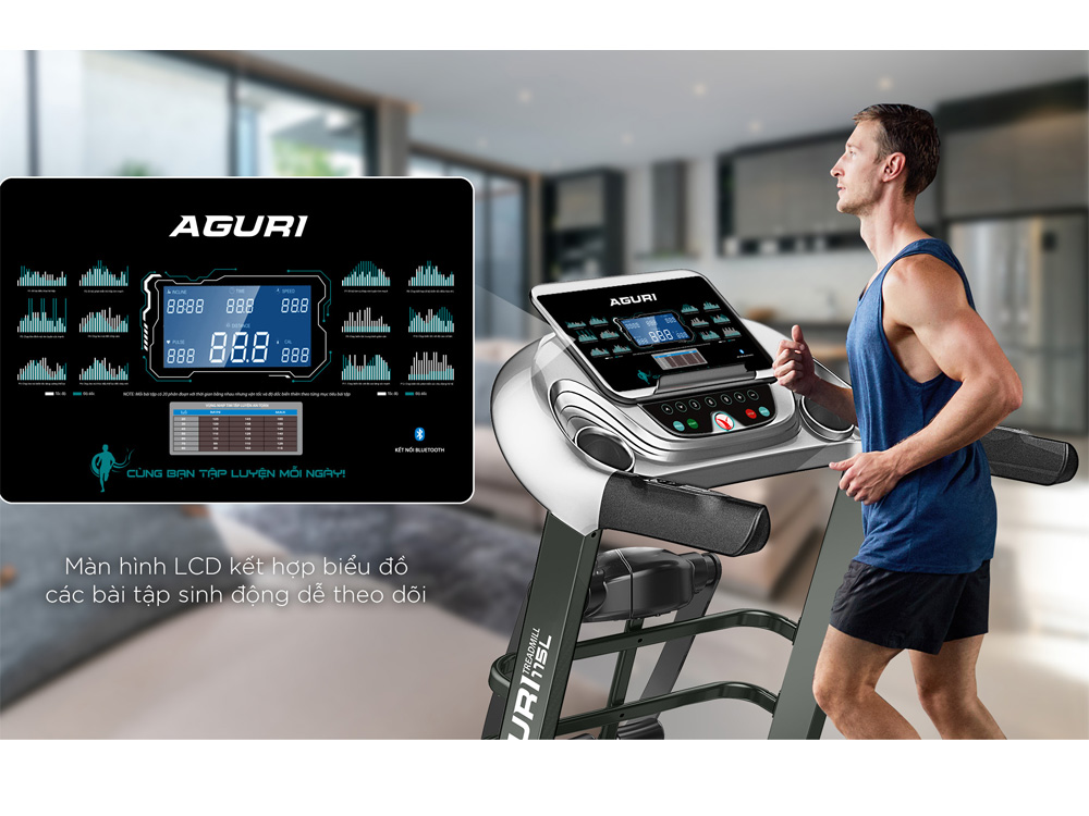 Máy chạy bộ điện Aguri AGT-115L