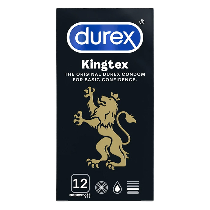 Bao cao su Durex Kingtex (1 hộp 12 chiếc)
