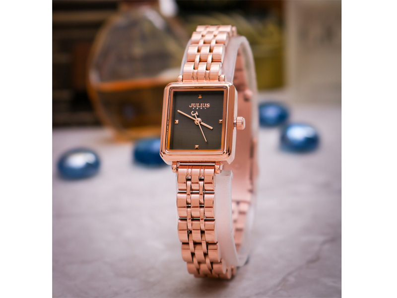 Đồng hồ Julius JA-1315 Hàn Quốc dây thép