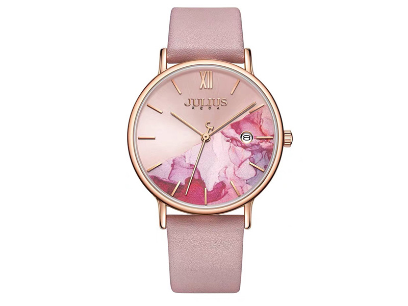 Đồng hồ nữ JA-1312 Julius Hàn Quốc dây da