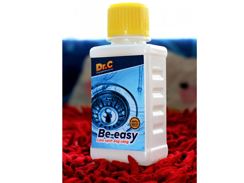 Bột thông tắc đường ống, cống thoát, chậu rửa, vệ sinh lồng giặt Dr.C Be-easy (100g)