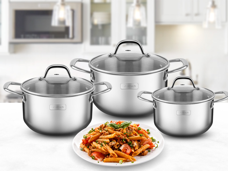 Bộ nồi inox liền khối Elmich Trimax CZ EL-3833