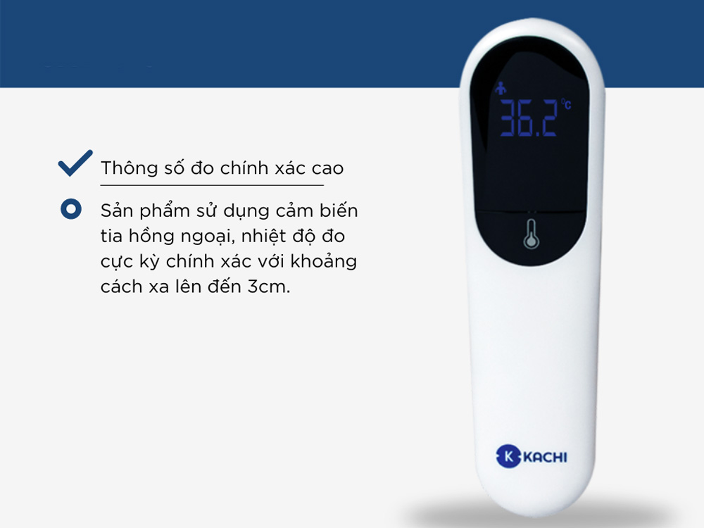 Máy đo nhiệt kế Kachi JXB-315 cảm biến hồng ngoại